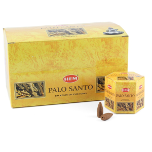 HEM vonné kužele  tečúci dym (back flow) Palo Santo 40 ks