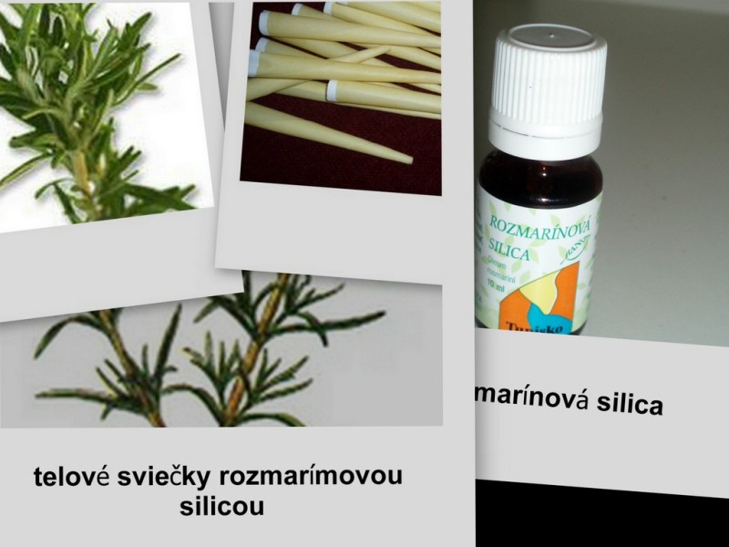Rozmarínová telová sviečka - veľké balenie 10 ks