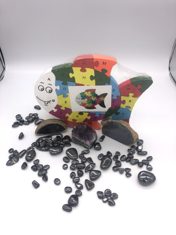 Drevené Puzzle Rybička 26 dielikov