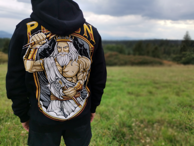 Mikina Perun  s kapucňou na zips