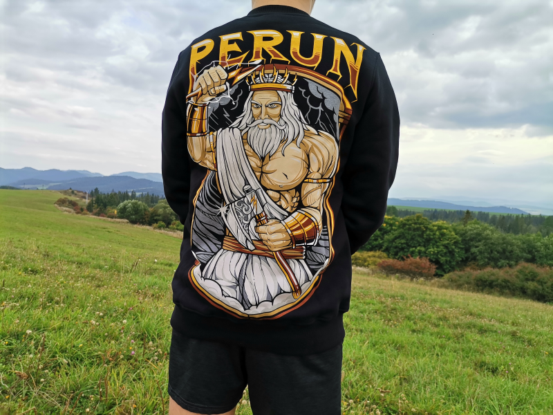 Mikina Perun bez kapucne