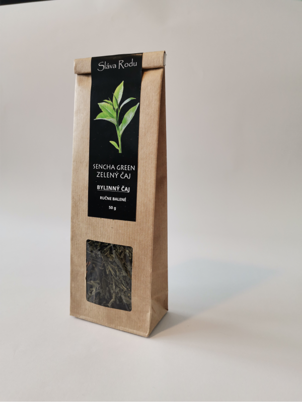 Sencha green Zelený sypaný čaj Sláva Rodu 50 g