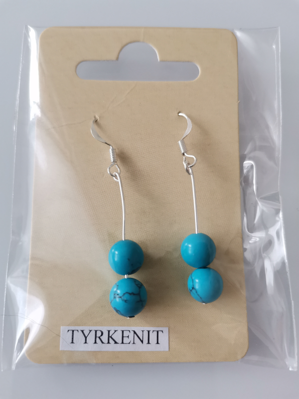 Tyrkenit náušnice gulička