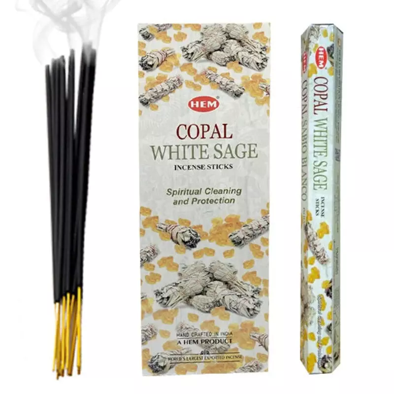 HEM Vonné tyčinky Copal Biela Šalvia 20KS