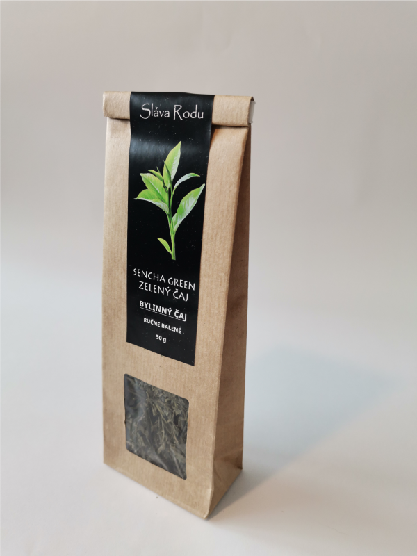 Sencha green Zelený sypaný čaj Sláva Rodu 50 g