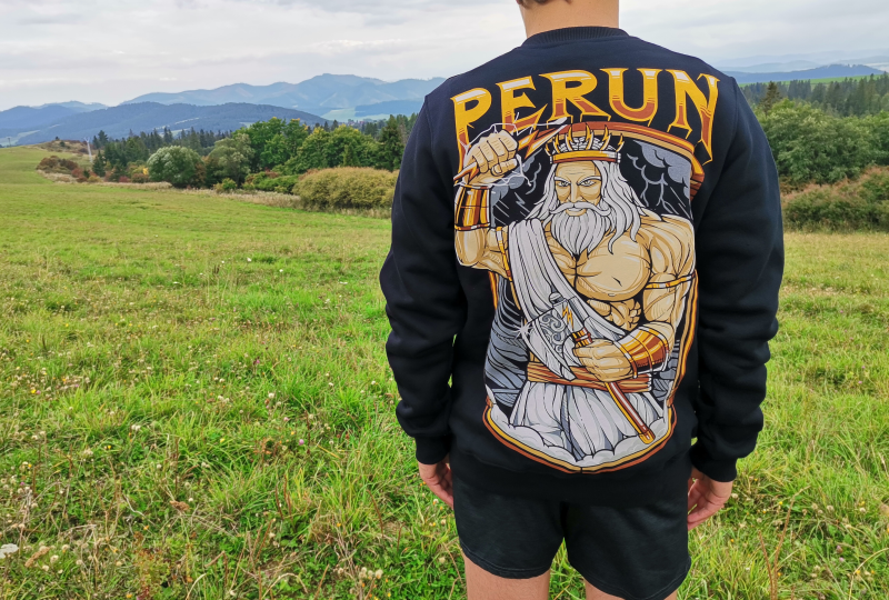 Mikina Perun bez kapucne